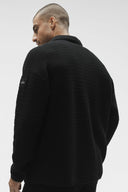 Shift Knit Button Up Long Sleeve Black - Unmatched Kicks-ALO