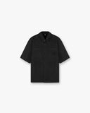 Short Sleeve Cotton Overshirt - Washed Black - Unmatched Kicks - REPRESENT