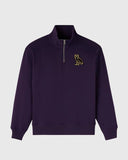 Signature Quarter - Zip Mockneck - Rich Plum - Unmatched Kicks - 
