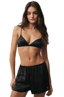Silk Luminous Bra - Black - Unmatched Kicks - ALO