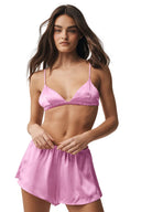 Silk Luminous Bra - Candy Heart Pink - Unmatched Kicks - ALO