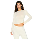 SKMIS LONG SLEEVE TOP Egret - Unmatched Kicks - SKIMS