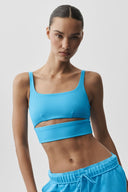 Slit Bra Azure Blue - Unmatched Kicks-ALO