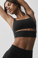 Slit Bra Black - Unmatched Kicks-ALO