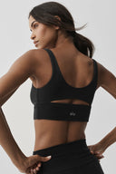Slit Bra Black - Unmatched Kicks-ALO