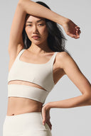 Slit Bra Ivory - Unmatched Kicks-ALO
