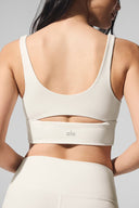 Slit Bra Ivory - Unmatched Kicks-ALO