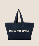 Slogan Tote GS Navy - Unmatched Kicks - Gymshark Accessories