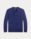 Slub Jersey Henley Shirt Cruise Navy - Unmatched Kicks - ralph lauren