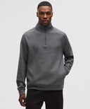 Smooth Spacer Quarter Zip Onyx Grey - Unmatched Kicks-LULULEMON