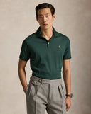 Soft Cotton Polo Shirt - All Fits Scotch Pine Heather - Unmatched Kicks-ralph lauren