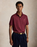 Soft Cotton Polo Shirt - All Fits Spring Wine Heather - Unmatched Kicks-ralph lauren