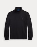 Soft Cotton Turtleneck Polo Black - Unmatched Kicks-ralph lauren