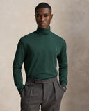 Soft Cotton Turtleneck Spring Scotch Pine Heather - Unmatched Kicks-ralph lauren
