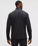 Soft Jersey Half Zip Club Heathered Black/Heathered Obsidian - Unmatched Kicks-LULULEMON