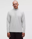 Soft Jersey Half Zip Club Heathered Vapor/Heathered Silver Drop - Unmatched Kicks-LULULEMON