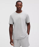Soft Jersey Short-Sleeve Shirt Heathered Vapor/Heathered Silver Drop - Unmatched Kicks-LULULEMON