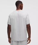 Soft Jersey Short-Sleeve Shirt Heathered Vapor/Heathered Silver Drop - Unmatched Kicks-LULULEMON