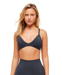 Soft Sculpt V - neck Sports Bra light support Heavy Blue - Unmatched Kicks - GYMSHARK