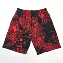 Sp5der AOP Web V2 Zip Up Sweatshort Black - Unmatched Kicks - Sp5der