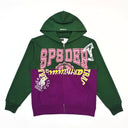 Sp5der Campers Field Zip Up Hoodie Green - Unmatched Kicks - Sp5der