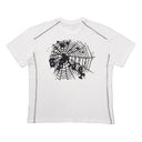 Sp5der Contrast Stitch Slub Tee White - Unmatched Kicks - Sp5der