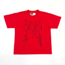 Sp5der Diffused Collegiate Tee Red - Unmatched Kicks - Sp5der