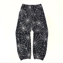 Sp5der Embroidered AOP Sweatpant Black - Unmatched Kicks - Sp5der