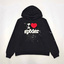 Sp5der I Heart SP5 Souvenir Hoodie Black - Unmatched Kicks - Sp5der