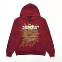Sp5der Logo Hoodie Maroon - Unmatched Kicks - Sp5der