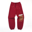 Sp5der Logo Sweatpant Maroon - Unmatched Kicks - Sp5der