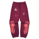 Sp5der Nocturnal Highway Sweatpant Burgundy - Unmatched Kicks - Sp5der