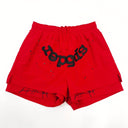Sp5der OG Web Double Layer Short Red - Unmatched Kicks - Sp5der