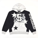 Sp5der Triple 5 Stitch Zip Up Hoodie Black - Unmatched Kicks - Sp5der