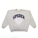 Sp5der Varsity Web Crewneck Heather Grey - Unmatched Kicks - Sp5der