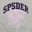Sp5der Varsity Web Crewneck Heather Grey - Unmatched Kicks - Sp5der