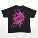 Sp5der Web Tee Black/Pink - Unmatched Kicks - Sp5der