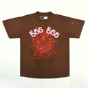 Sp5der Worldwide Angel Number Tee Brown - Unmatched Kicks - Sp5der