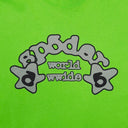Sp5der Worldwide Tee Slime Green - Unmatched Kicks - Sp5der