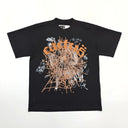 Sp5der x Travis Scott Cactus Jack Airbrush T-shirt Black - Unmatched Kicks - Sp5der