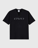 Split Neck Tee - Black - Unmatched Kicks - 