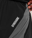 Sport 25 Block 7" Shorts slim fit Black/Dark Grey - Unmatched Kicks - GYMSHARK