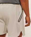 Sport Hybrid Short slim fit Pebble Grey - Unmatched Kicks - GYMSHARK