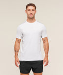 Sport T-Shirt slim fit White/Light Grey - Unmatched Kicks - GYMSHARK