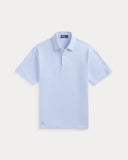 Standard Fit Textured Piqué Polo Shirt Pebble Blue - Unmatched Kicks - ralph lauren