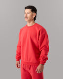 Staple Crewneck - Formula Red - Unmatched Kicks - Alphalete