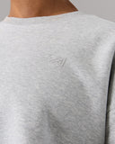 Staple Crewneck - Heather Grey - Unmatched Kicks - Alphalete