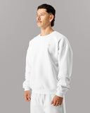 Staple Crewneck - White - Unmatched Kicks - Alphalete