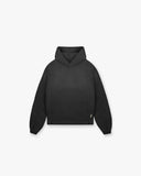 Stepped Hem Hoodie - Stained Black - Unmatched Kicks - REPRESENT