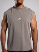 Stone Wash Alpha Tank - Desert Khaki - Unmatched Kicks - Alphalete